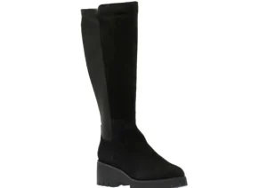 Dara Black Suede