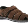 Darwyn Brown Leather Fisherman Sandal