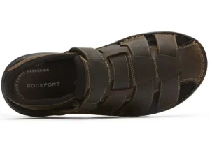 Darwyn Brown Leather Fisherman Sandal