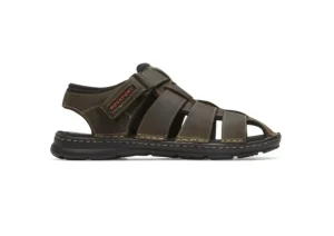 Darwyn Brown Leather Fisherman Sandal