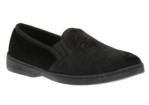 Debbie 2 Black Slip-On Slipper