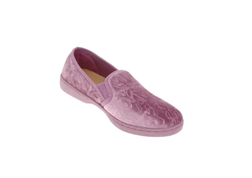 debbie__dusty_rose_slipon_1.webp Debbie 2 Dusty Rose Slip-On Slipper