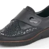 Deserto Black Print Wedge Loafer