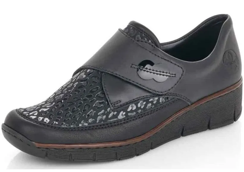 deserto_black_print_wedge_0.webp Deserto Black Print Wedge Loafer