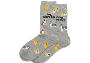 Dog Person Crew Grey