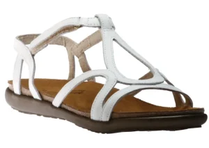 Dorith White Leather Sandal