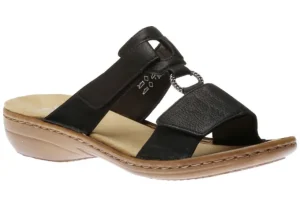 Eagle Black Slide Sandal