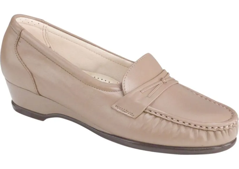 easier_mocha_leather_slip_0.webp Easier Mocha Leather Slip On Wedge Loafer