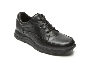 Edge Hill Black Leather Lace-Up Walking Shoe