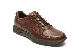 Edge Hill Brown Leather Lace-Up Walking Shoe