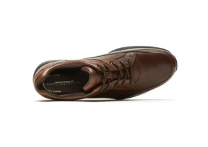Edge Hill Brown Leather Lace-Up Walking Shoe