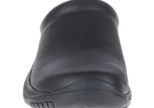 Encore Gust 2 Black Leather Wide Width Clog