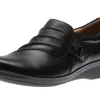 Everlay Heidi Black Leather Slip-On