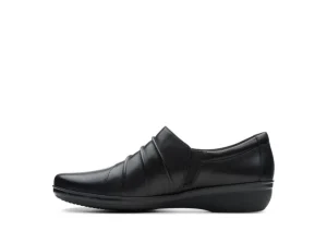 Everlay Heidi Black Leather Slip-On