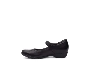 Fawna Black Leather Mary Jane