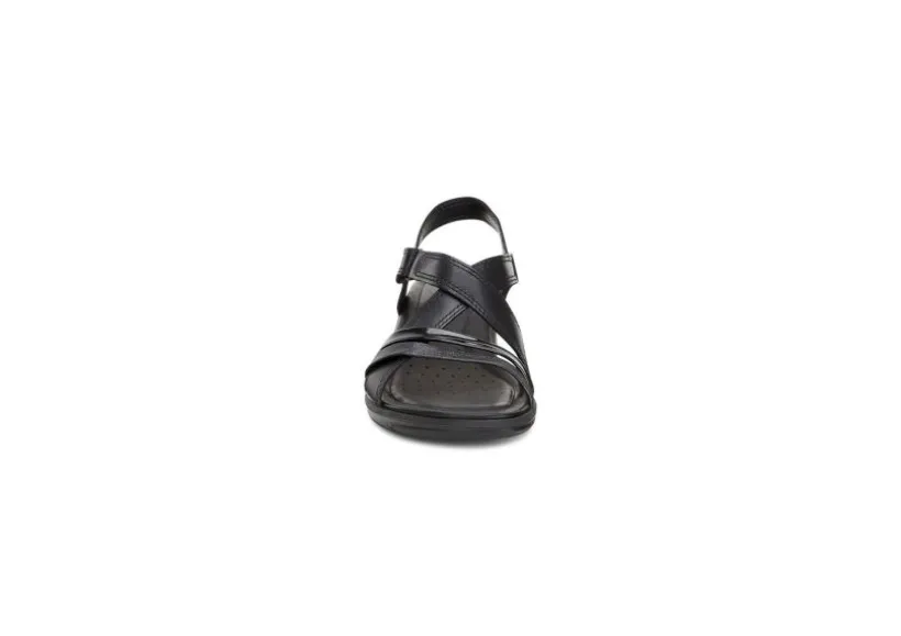 felicia_sandal_black_leat_3.webp Felicia Sandal Black Leather Adjustable Strap Wedge Sandal