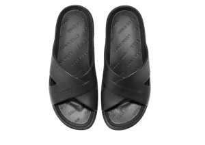 Findra Black Pool Slide Sandal