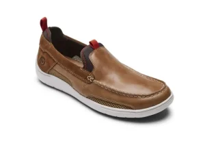 FitSmart Tan Leather Loafer