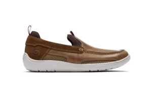 FitSmart Tan Leather Loafer