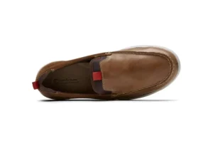 FitSmart Tan Leather Loafer