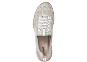Foil Beige Multicolour Knit Slip-On Bungee Sneaker
