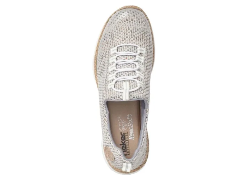 foil_beige_multicolour_kn_1.webp Foil Beige Multicolour Knit Slip-On Bungee Sneaker