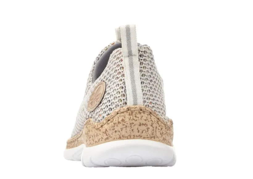 foil_beige_multicolour_kn_2.webp Foil Beige Multicolour Knit Slip-On Bungee Sneaker