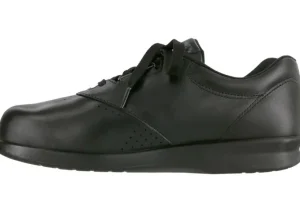 Freetime Black Leather Walking Shoe
