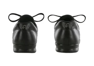 Freetime Black Leather Walking Shoe