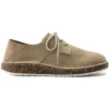 Gary Unisex Sand Suede Leather Lace-Up Sneaker