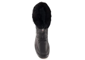 Gemma Black Winter Boot