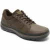 Get Your Kicks Dark Brown Leather Wide Width Mudguard Blucher Sneaker