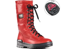 Glamour Red Winter Boot