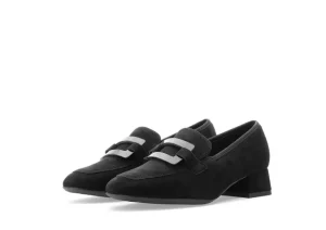 Glimmer Black Suede