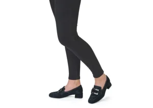 Glimmer Black Suede