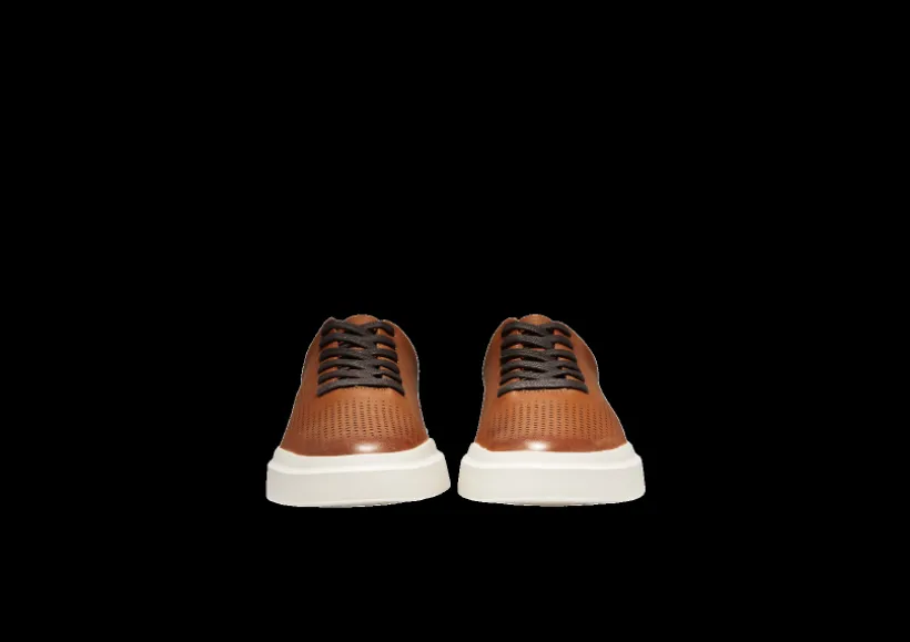 grandpruf_rally_laser_cut_2.webp GrandPru00f8 Rally Laser Cut Tan Brown Leather Lace-Up Sneaker