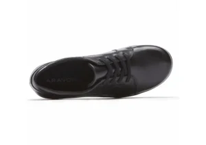 Hanover Lace-Up Black Sneaker