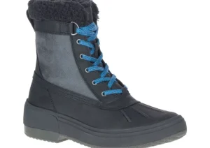 Haven Mid Lace Polar Waterproof Black Boot