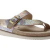 Helen Gold Multicoloured Reptilia Thong Sandal