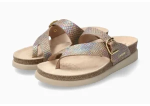 Helen Gold Multicoloured Reptilia Thong Sandal