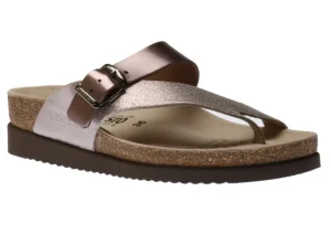 Helen Mix Old Pink Metallic Thong Sandal