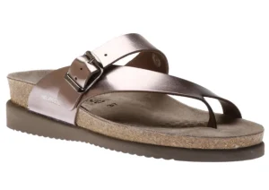 Helen Pink Metallic Thong Sandal