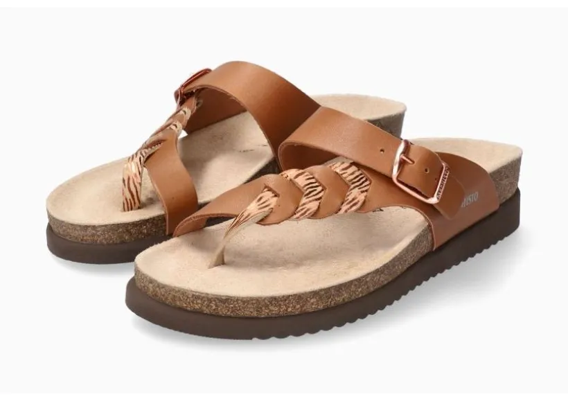 heleonore_camel_brown_zeb_2.webp Heleonore Camel Brown Zebra Leather Thong Sandal