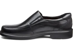 Helsinki Black Leather Slip-On Dress Shoe