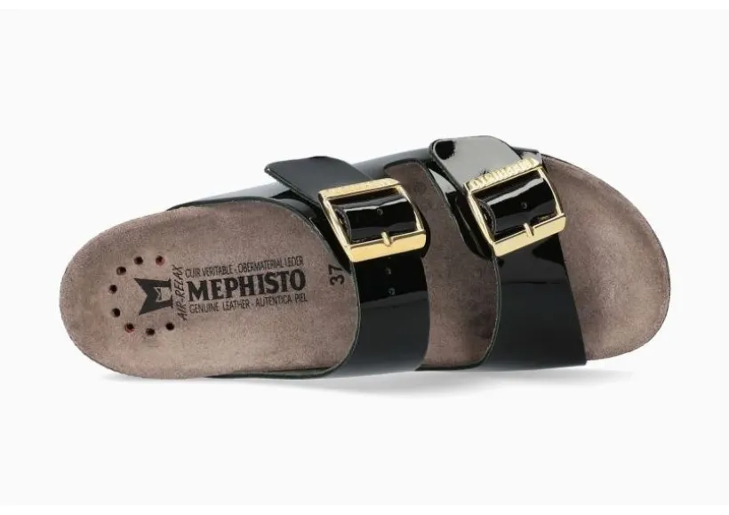 hester_black_patent_gold__1.webp Hester Black Patent Gold Buckle Slide Sandal