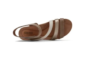 Hollywood 4-Strap Brown Sandal