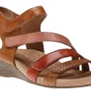 Hollywood 4-Strap Tan Sandal