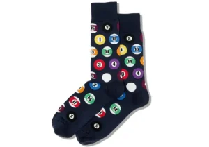 Hotsox Men's Billiards Crew Socks