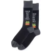 Hotsox Men's Check Out My Six Pack Crew Socks