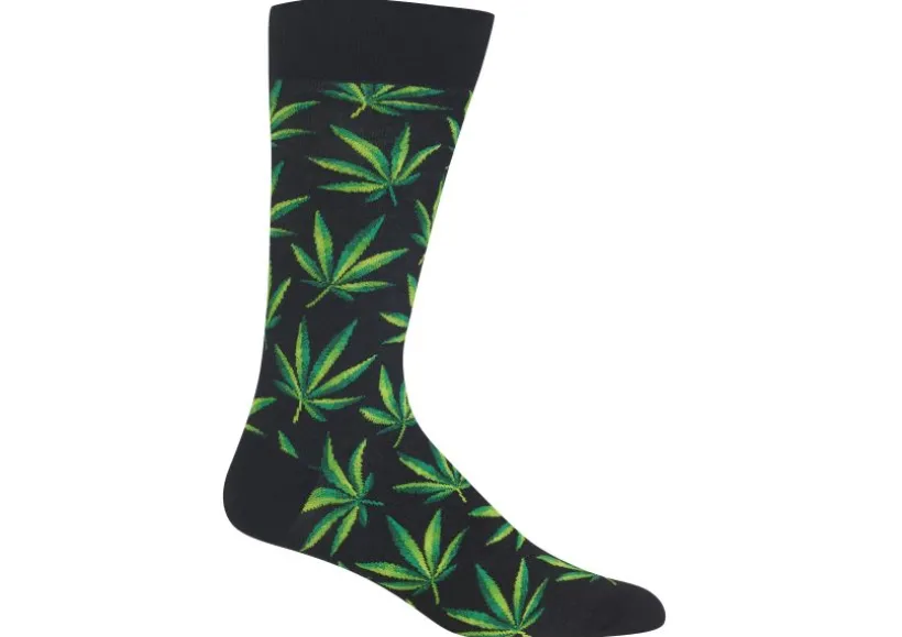 hotsox_mens_weed_crew_soc_1.webp Hotsox Men's Weed Crew Socks